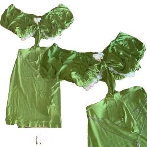 Green and white fairy inspired